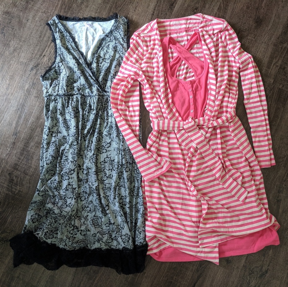 Nursing nightgowns